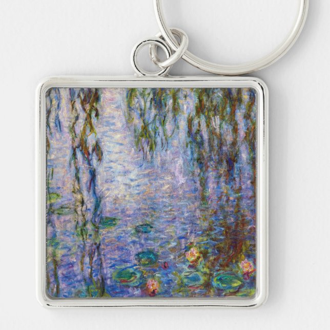 Claude Monet - Water Lilies Keychain (Front)