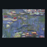 Claude Monet Water Lilies Kitchen Towel<br><div class="desc">Claude Monet Water Lilies</div>