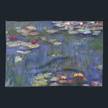 Claude Monet Water Lilies Kitchen Towel<br><div class="desc">Claude Monet Water Lilies</div>