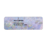 Claude Monet - Water Lilies Label<br><div class="desc">Water Lilies / Nympheas by Claude Monet in 1916-1919</div>