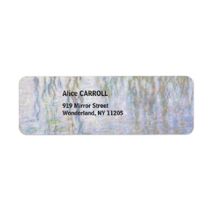 Claude Monet - Water Lilies Label