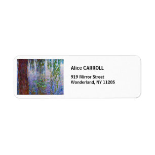 Claude Monet - Water Lilies Label