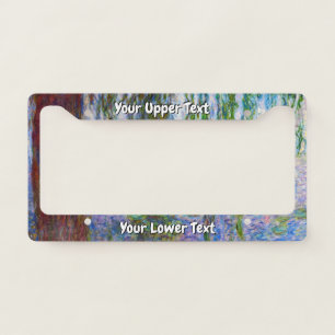 Claude Monet - Water Lilies License Plate Frame