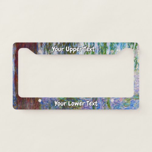 Claude Monet _ Water Lilies License Plate Frame