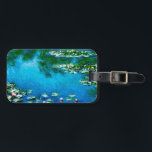 Claude Monet-Water-Lilies Luggage Tag<br><div class="desc">Water-Lilies made in 1906,  is one of Claude Monet’s most famous paintings.A graceful luggage tag with nuances of blue, green and yellow for fans of Claude Monet,  Impressionism and real fine art.</div>