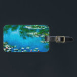 Claude Monet-Water-Lilies Luggage Tag<br><div class="desc">Water-Lilies made in 1906,  is one of Claude Monet’s most famous paintings.A graceful luggage tag with nuances of blue, green and yellow for fans of Claude Monet,  Impressionism and real fine art.</div>