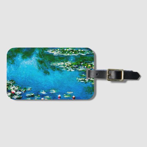 Claude Monet_Water_Lilies Luggage Tag