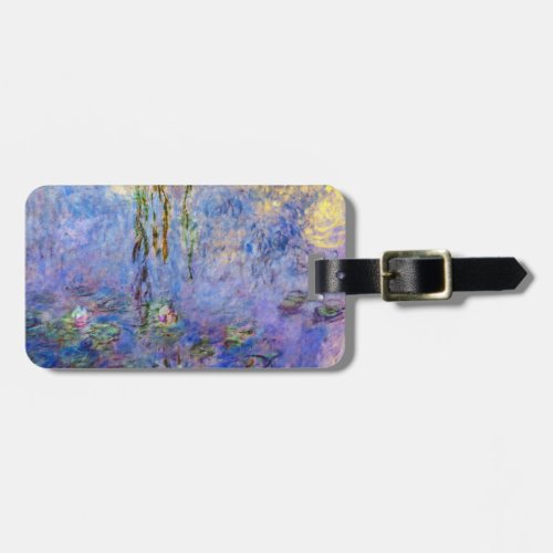 Claude Monet _ Water Lilies Luggage Tag
