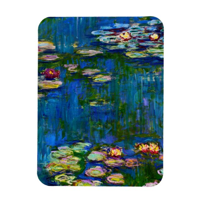 Claude Monet - Water Lilies Magnet (Vertical)