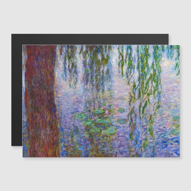 Claude Monet - Water Lilies Magnetic Card (Front/Back)