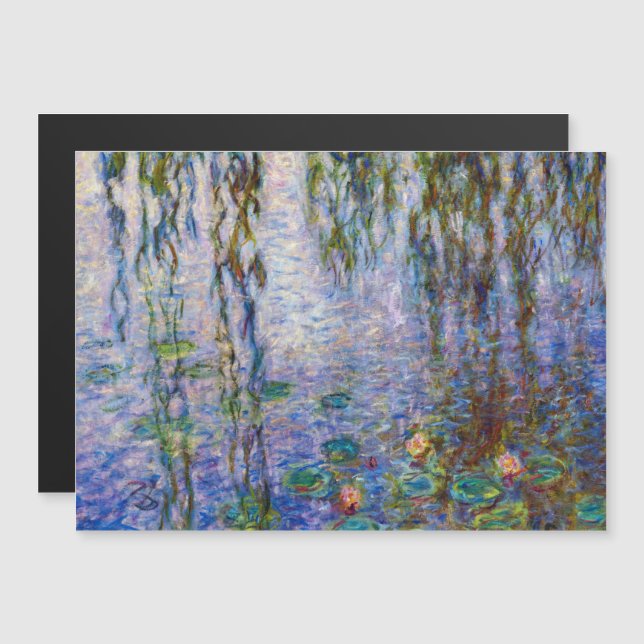 Claude Monet - Water Lilies Magnetic Card (Front/Back)