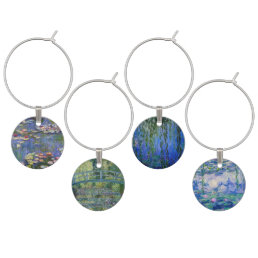 Claude Monet Water Lilies Masterpieces Selection Wine Charm
