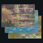 Claude Monet - Water Lilies Masterpieces Selection Wrapping Paper Sheets<br><div class="desc">Claude Monet - Water Lilies Masterpieces Selection</div>