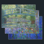 Claude Monet - Water Lilies Masterpieces Selection Wrapping Paper Sheets<br><div class="desc">Claude Monet - Water Lilies Masterpieces Selection</div>
