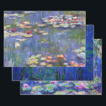 Claude Monet Water Lilies Masterpieces Selection Wrapping Paper Sheets<br><div class="desc">Claude Monet Water Lilies Masterpieces Selection</div>