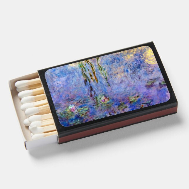 Claude Monet - Water Lilies Matchboxes (Front Open)