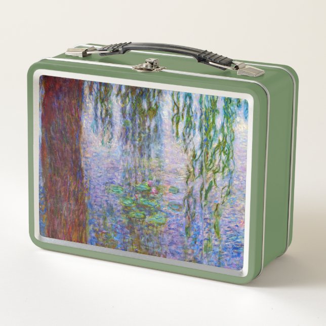 Claude Monet - Water Lilies Metal Lunch Box (Front)
