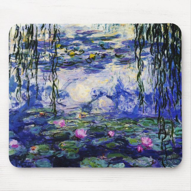 Claude Monet-Water-Lilies Mouse Pad (Front)