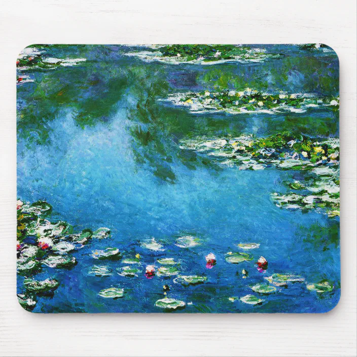 Claude Monet Water Lilies Mouse Pad Zazzle Com