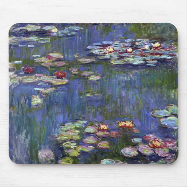 Claude Monet Water Lilies Mouse Pad (Front)