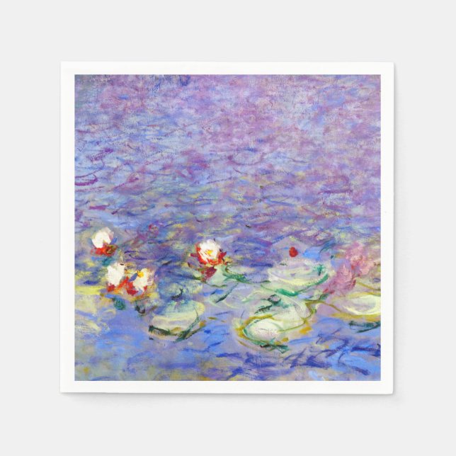 Claude Monet - Water Lilies Napkins (Front)