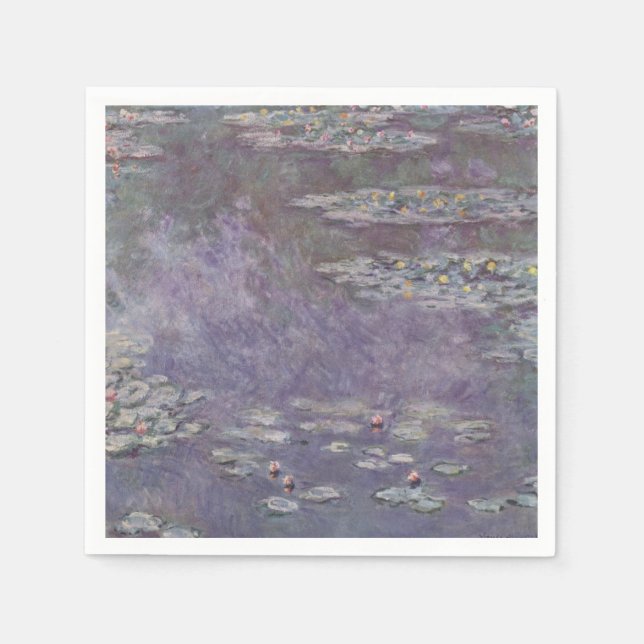 Claude Monet - Water Lilies Napkins (Front)
