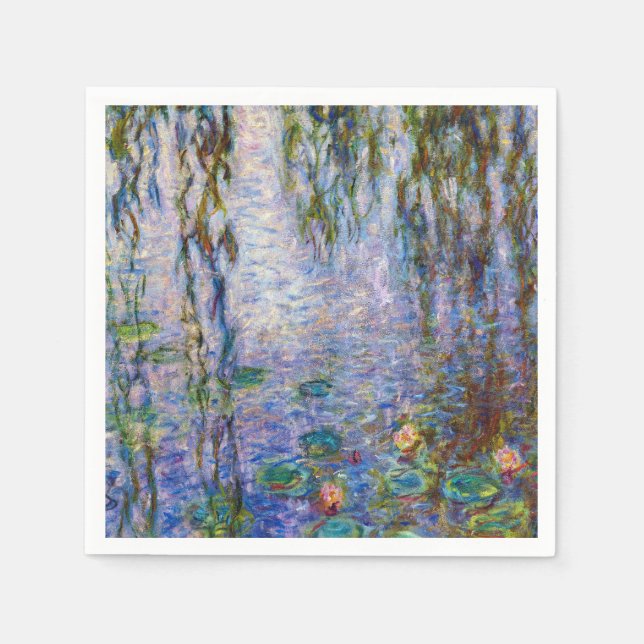 Claude Monet - Water Lilies Napkins (Front)