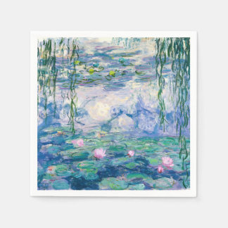 CLAUDE MONET - Water lilies Napkins
