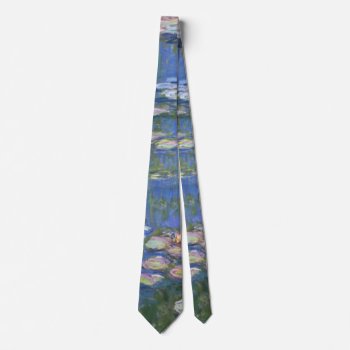 Claude Monet // Water Lilies Neck Tie by decodesigns at Zazzle