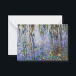 Claude Monet - Water Lilies Note Card<br><div class="desc">Water Lilies / Nympheas by Claude Monet in 1916-1919</div>