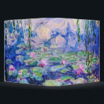 Claude Monet - Water Lilies / Nympheas 1919 3 Ring Binder<br><div class="desc">Water Lilies / Nympheas (W.1852) - Claude Monet,  Oil on Canvas,  1916-1919</div>