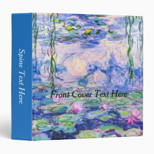 Claude Monet - Water Lilies / Nympheas 1919 3 Ring Binder
