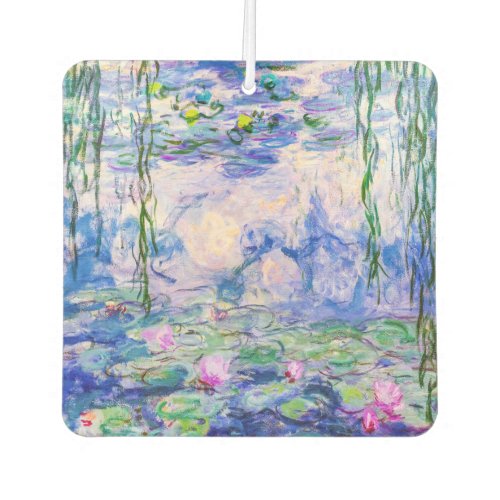 Claude Monet _ Water Lilies  Nympheas 1919 Air Freshener