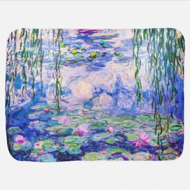 Claude Monet - Water Lilies / Nympheas 1919 Baby Blanket (Horizontal)