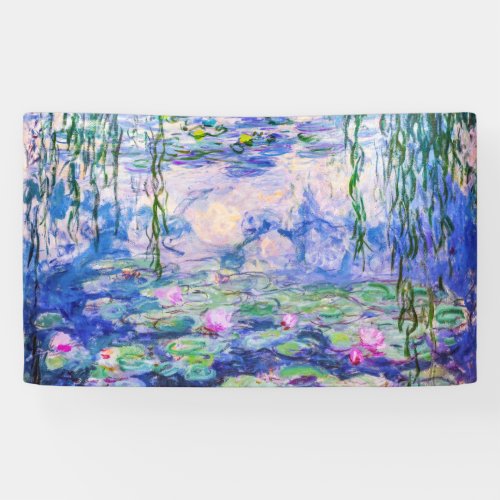 Claude Monet _ Water Lilies  Nympheas 1919 Banner