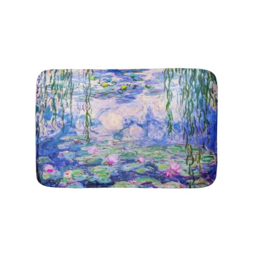 Claude Monet _ Water Lilies  Nympheas 1919 Bath Mat