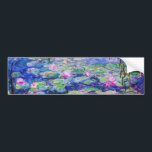 Claude Monet - Water Lilies / Nympheas 1919 Bumper Sticker<br><div class="desc">Water Lilies / Nympheas (W.1852) - Claude Monet,  Oil on Canvas,  1916-1919</div>