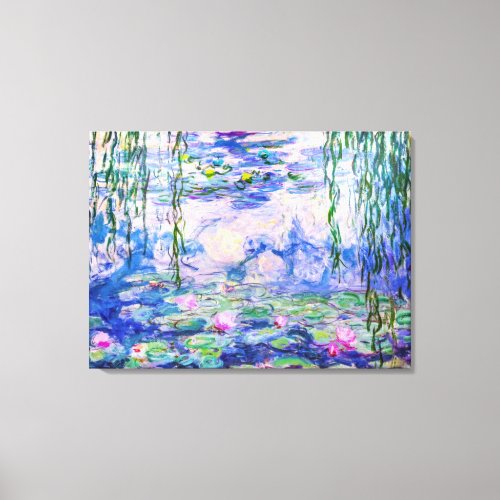 Claude Monet _ Water Lilies  Nympheas 1919 Canvas Print