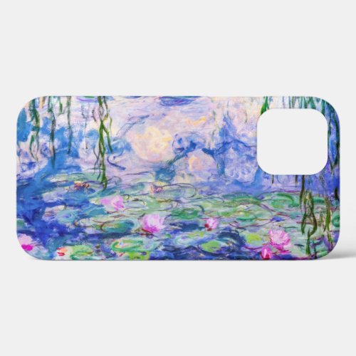Claude Monet _ Water Lilies  Nympheas 1919 iPhone 12 Case