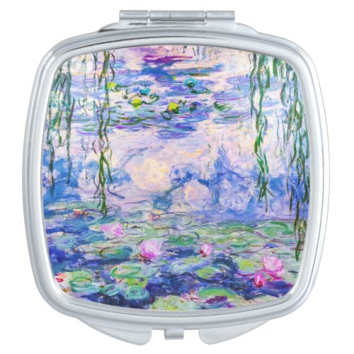 Claude Monet _ Water Lilies  Nympheas 1919 Compact Mirror