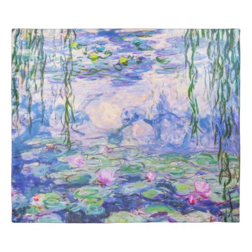 Claude Monet _ Water Lilies  Nympheas 1919 Duvet Cover