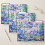 Claude Monet - Water Lilies / Nympheas 1919 File Folder<br><div class="desc">Water Lilies / Nympheas (W.1852) - Claude Monet,  Oil on Canvas,  1916-1919</div>