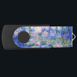 Claude Monet - Water Lilies / Nympheas 1919 Flash Drive<br><div class="desc">Water Lilies / Nympheas (W.1852) - Claude Monet,  Oil on Canvas,  1916-1919</div>