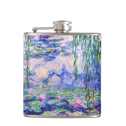 Claude Monet _ Water Lilies  Nympheas 1919 Flask
