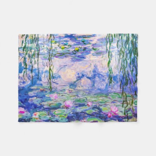 Claude Monet _ Water Lilies  Nympheas 1919 Fleece