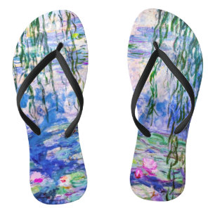 Claude Monet - Water Lilies / Nympheas 1919 Flip Flops