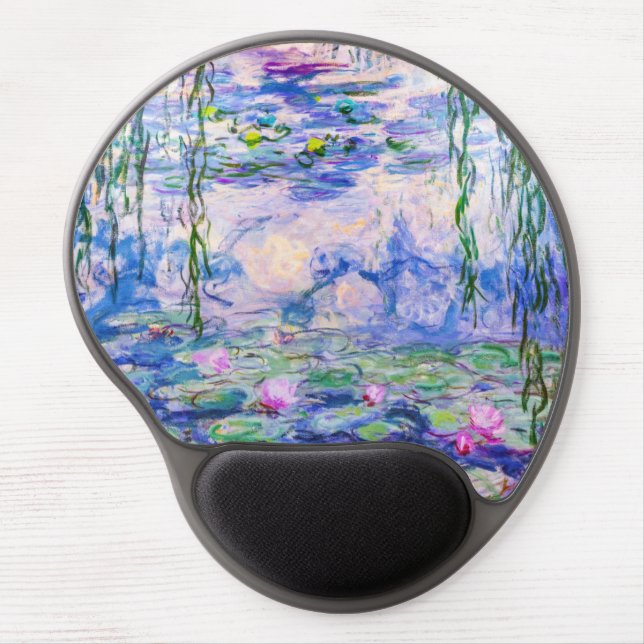 Claude Monet - Water Lilies / Nympheas 1919 Gel Mouse Pad (Front)