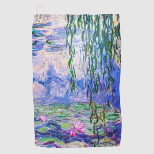Claude Monet _ Water Lilies  Nympheas 1919 Golf Towel