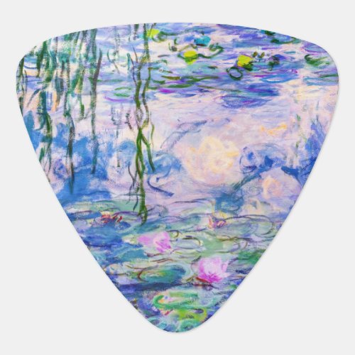 Claude Monet _ Water Lilies  Nympheas 1919 Guitar Pick