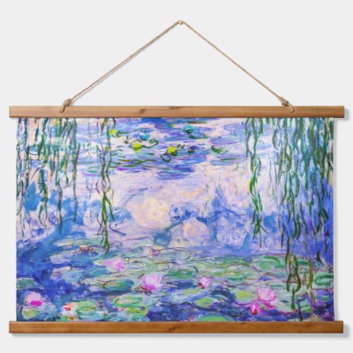 Claude Monet _ Water Lilies  Nympheas 1919 Hanging Tapestry